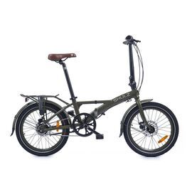 Складной велосипед SHULZ Lentus 20" 2020, Вариант УТ-00204811: Рама: OS (Рост: 155-195см), Цвет: army green/хаки, изображение  - НаВелосипеде.рф