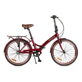 Складной велосипед SHULZ Krabi V 24" 2020, Вариант УТ-00204804: Рама: OS (Рост: 150-200см), Цвет: black/черный, изображение  - НаВелосипеде.рф
