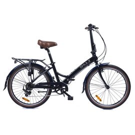 Складной велосипед SHULZ Krabi Multi 24" 2020, Вариант УТ-00204802: Рама: OS (Рост: 150-200см), Цвет: starry blue/звездная ночь, изображение  - НаВелосипеде.рф