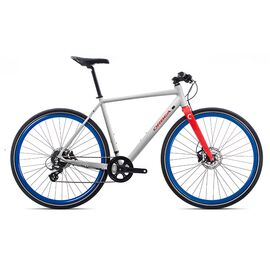 Городской велосипед Orbea CARPE 30 700С 2020, Вариант УТ-00201375: Рама: L (Рост: 180-190см), Цвет: Белый/красный, изображение  - НаВелосипеде.рф