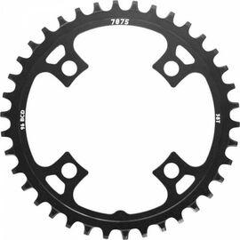 Звезда велосипедная SunRace Chainring CRMX08, передняя, Narrow Wide, 1x11-speed, 38T, BCD 96, черный, A236069, изображение  - НаВелосипеде.рф