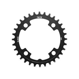 Звезда велосипедная SunRace Chainring CRMX0U, передняя, Narrow Wide, 1x11-speed, 32T, BCD 96, черный, A236066, изображение  - НаВелосипеде.рф