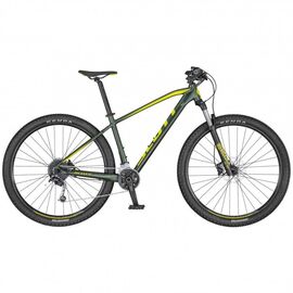 Горный велосипед SCOTT Aspect 930 29" 2020, Вариант УТ-00194530: Рама: L (Рост: 175-190 см), Цвет: dk.green/yellow, изображение  - НаВелосипеде.рф