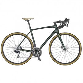 Шоссейный велосипед SCOTT Addict 10 disc 28" 2020, Вариант УТ-00202292: Рама: M/54 (Рост: 170-178 см), Цвет: green, изображение  - НаВелосипеде.рф