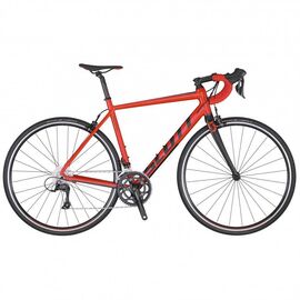 Шоссейный велосипед SCOTT Speedster 30 28" 2020, Вариант УТ-00194534: Рама: L/56 (Рост: 177-187 см), Цвет: красный/черный, изображение  - НаВелосипеде.рф