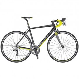 Шоссейный велосипед SCOTT Speedster 40 28" 2020, Вариант УТ-00202302: Рама: L/56 (Рост: 177-187 см), Цвет: черный/серый, изображение  - НаВелосипеде.рф