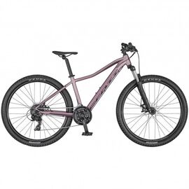 Женский велосипед Contessa Active 60 27,5" 2020, Вариант УТ-00202313: Рама: S (Рост: 159-166 см), Цвет: серебристо-розовый, изображение  - НаВелосипеде.рф