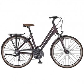 Городской велосипед SCOTT Sub Comfort 10 Unisex 28" 2020, Вариант УТ-00202315: Рама: М (Рост: 167-178 см), Цвет: коричневый, изображение  - НаВелосипеде.рф