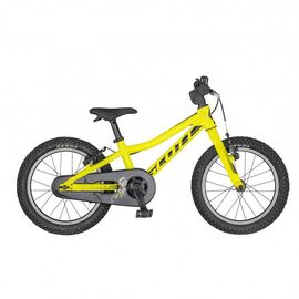 Детский велосипед Scott Scale 16" 2020, Вариант УТ-00198588: Рост: 95-125 см, Цвет: желтый, изображение  - НаВелосипеде.рф