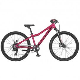 Подростковый велосипед Scott Contessa disc 24" 2020, Вариант УТ-00202316: Возраст: 9-11 дет (Рост: 130-145 см), Цвет: розовый, изображение  - НаВелосипеде.рф