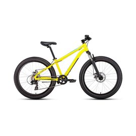 Подростковый велосипед FORWARD BIZON MINI 24" 2019, Вариант УТ-00203638: Рама: 13" (Рост: 130-149см), Цвет: желтый, изображение  - НаВелосипеде.рф