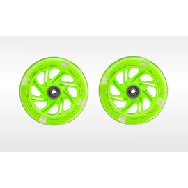 Набор колес Forward, для самоката, 20 мм, светящиеся, с пошипниками ABEC, 2 штуки, блистер, зеленый, FWD802003-4, изображение  - НаВелосипеде.рф