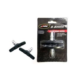 Тормозные колодки SUNSHINE SS, 70 мм, V-Brake, MTB, блистер, черный, FWD3122635-30, изображение  - НаВелосипеде.рф
