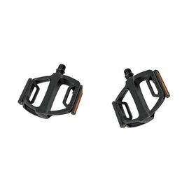 Педали велосипедные FEIMIN, MTB, платформы, 9/16", 112x100 мм, промподшипники, пластик, черный, FP-878ZU, изображение  - НаВелосипеде.рф