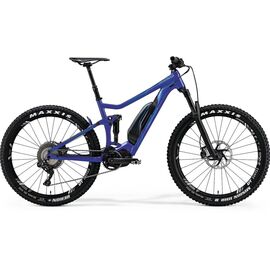 Электровелосипед Merida eOne-Twenty 900E 27.5" 2018, Вариант УТ-00110347: Рама: L(49см) (Рост: 177-190см), Цвет: Blue/Blue, изображение  - НаВелосипеде.рф