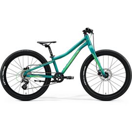 Подростковый велосипед Merida Matts J24+ 24" 2020, Вариант УТ-00200635: Рама: One Size (Рост: 135-150см), Цвет: GlossySparklingYellow/Black , изображение  - НаВелосипеде.рф