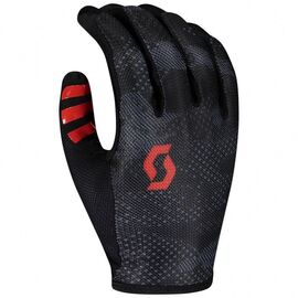 Велоперчатки SCOTT Traction, длинные пальцы, black/fiery red, 2020, 270125-3176, Вариант УТ-00200309: Размер: L, изображение  - НаВелосипеде.рф