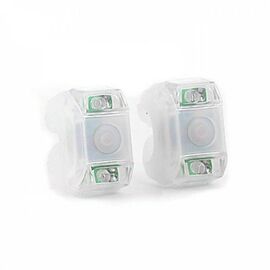 Фонари велосипедные SANGUAN, комплект, 2 светодиода, белый, HJ009-2WT, изображение  - НаВелосипеде.рф