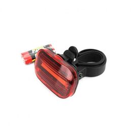 Фонарь велосипедный JING YI JY-3209BT, задний, 5 диодов, LED, 3 режима работы, влагозащита, RNVJY3209BT01, изображение  - НаВелосипеде.рф