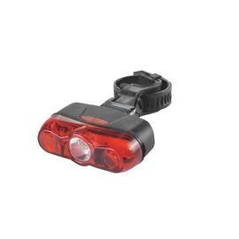 Фонарь велосипедный JING YI JY-595, задний, 3 LED (2*0,5 watt), 2 режима работы, черный/красный, RNVJY5950001, изображение  - НаВелосипеде.рф