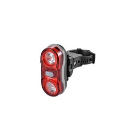 Фонарь велосипедный JING YI JY-596, задний, 2 LED (2*0,5 watt), 4 режима работы, черный/красный, RNVJY5960001, изображение  - НаВелосипеде.рф