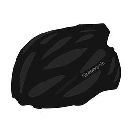 Шлем велосипедный Green Cycle Alleycat, черный матовый, HEL-23-54, Вариант УТ-00208598: Размер: 54-58см , изображение  - НаВелосипеде.рф