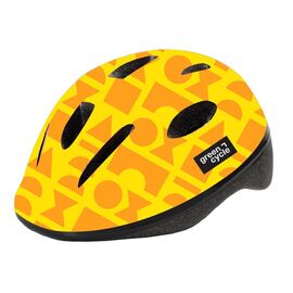 Шлем велосипедный детский Green Cycle FLASH, желтый лак, Вариант УТ-00208607: Размер: 48-52см , изображение  - НаВелосипеде.рф