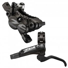 Тормоз велосипедный Shimano Zee M640, дисковый, комплект, J-kit, шланг 1000мм, пластиковые колодки, IM640BJLFPRA100, изображение  - НаВелосипеде.рф