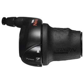 Шифтер велосипедный SHIMANO Nexus C3000, 7скоросте, для CJ-NX10, трос 2330мм/оплетка 2100мм, черный, ESLC30007L210LA3R, изображение  - НаВелосипеде.рф
