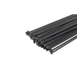 Спицы велосипедные TRIX, 260 мм, нержавеющая сталь, 144 штуки, черный, black, изображение  - НаВелосипеде.рф