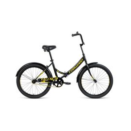 Складной велосипед FORWARD VALENCIA 24 X 24" 2020, Вариант УТ-00209306: Рама: 16" (Рост: 150-169см), Цвет: черный/золотой, изображение  - НаВелосипеде.рф