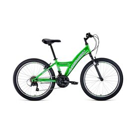 Подростковый велосипед FORWARD DAKOTA 24 1.0 24" 2020, Вариант УТ-00209307: Рама: 13" (Рост: 130-149см), Цвет: зеленый/белый, изображение  - НаВелосипеде.рф