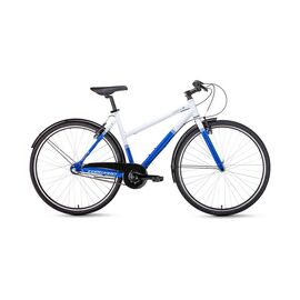 Городской велосипед FORWARD CORSICA 28" 2019, Вариант УТ-00209325: Рама: 500мм (Рост: 175-190см), Цвет: белый/синий, изображение  - НаВелосипеде.рф