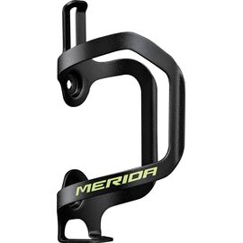 Флягодержатель велосипедный Merida Alloy sideload, 33гр. Black/Green Shiny, 2124003472, изображение  - НаВелосипеде.рф