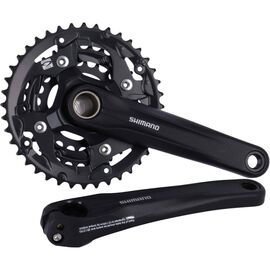 Система велосипедная SHIMANO Acera MT300-3, 175мм, 40/30/22T, для 9 скоростей, без защиты, черный, EFCMT3003EX002XL, изображение  - НаВелосипеде.рф