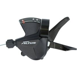 Шифтер велосипедный SHIMANO Altus Shimano M2010, левый, 3скорости, трос 1800мм, ESLM2010LB, изображение  - НаВелосипеде.рф
