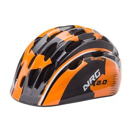 Шлем велосипедный детский Stels HB10, черно-оранжевый, Вариант УТ-00199301: Размер: М (55-58 см), изображение  - НаВелосипеде.рф