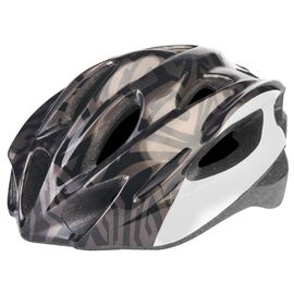 Шлем велосипедный Stels MV-16, белый / черный / серый, 600100, Вариант УТ-00199354: Размер: L, изображение  - НаВелосипеде.рф
