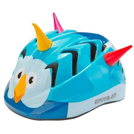 Шлем велосипедный детский Stels MV-7, голубая птица , Вариант УТ-00199392: Размер: S, изображение  - НаВелосипеде.рф
