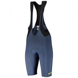 Велошорты SCOTT RC Premium ++++ nightfall blue/lemongrass yellow 2020, 270445-6438, Вариант УТ-00200327: Размер: L, изображение  - НаВелосипеде.рф