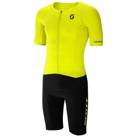 Велокомбинезон SCOTT RC Premium Kinetech sulphur yellow/black 2020, 275269-5083, Вариант УТ-00200343: Размер: L, изображение  - НаВелосипеде.рф