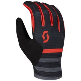 Велоперчатки SCOTT Ridance, длинные пальцы, black/fiery red, 2020, 275398-3176, Вариант УТ-00200397: Размер: L, изображение  - НаВелосипеде.рф