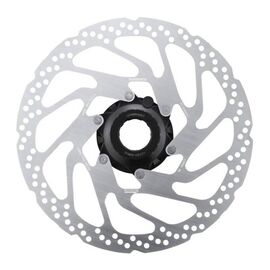 Ротор велосипедный SHIMANO EM300, 203мм, C.Lock, с внутренними и внешними шлицами, ERTEM300L, изображение  - НаВелосипеде.рф