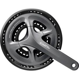 Система велосипедная SHIMANO Claris R2030, 170мм, интегрированный вал, 8 скоростей, с защитой, 50/39/30T, EFCR2030CX090C, изображение  - НаВелосипеде.рф