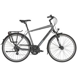 Гибридный велосипед Bergamont Horizon 3 Gent 28" 2020, Вариант УТ-00208073: Рама: 48 см (Рост: 155-163см), Цвет: серебристый/черный, изображение  - НаВелосипеде.рф