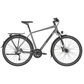Гибридный велосипед Bergamont Horizon 7 Gent 28" 2020, Вариант УТ-00208078: Рама: 52 см (Рост: 163-175см), Цвет: серебристый/черный, изображение  - НаВелосипеде.рф