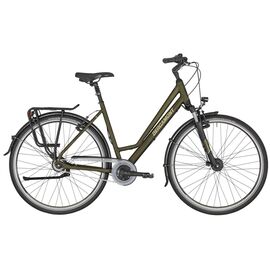 Городской велосипед Bergamont Horizon N8 FH Amsterdam 28" 2020, Вариант УТ-00208086: Рама: 44 см (Рост: < 161см), Цвет: темно-оливково-зеленый / черный, изображение  - НаВелосипеде.рф