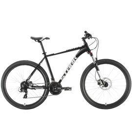 Горный велосипед Stark Router 27.3 HD 27,5" 2020, Вариант УТ-00209187: Рама: 18" (Рост: 170-179см), Цвет: черный/серебристый, изображение  - НаВелосипеде.рф