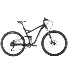 Двухподвесный велосипед Stark Tactic 29.5 FS HD 29" 2020, Вариант УТ-00209199: Рама: 18" (Рост: 170-179см), Цвет: черный/серебристый, изображение  - НаВелосипеде.рф