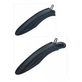 Крылья HOG YFP-12, 20-24", комплект, пластик, черный, HOG-12, изображение  - НаВелосипеде.рф